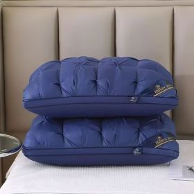 1pack  Bread Pillow-hote (Color: Blue)